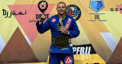 Atleta de Congonhas conquista cinturão no Sul-Americano de Jiu-Jitsu