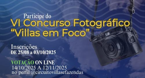 Inscrições abertas para o VI Concurso Fotográfico Villas em Foco