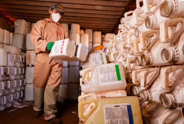 Projeto “Recolher para Proteger” recebe hoje descarte de embalagens vazias de defensivos agrícolas