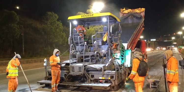 BR-040 recebe obras de manutenção entre BH e Juiz de Fora nesta semana