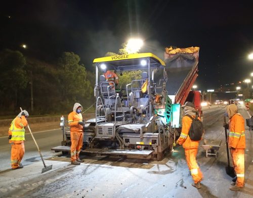 BR-040 recebe obras de manutenção entre BH e Juiz de Fora nesta semana