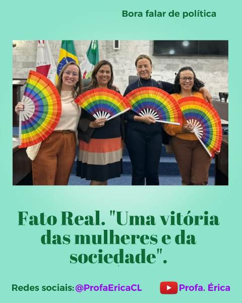 Uma vitória das mulheres e da sociedade