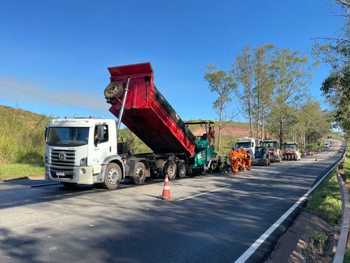 Viaduto da BR-040 em Congonhas recebe manutenção neste sábado