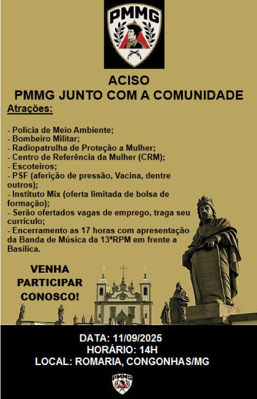 Polícia Militar promove ação comunitária com serviços e atrações