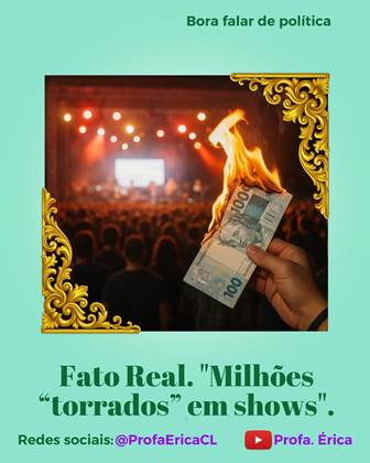 Milhões “torrados” em shows