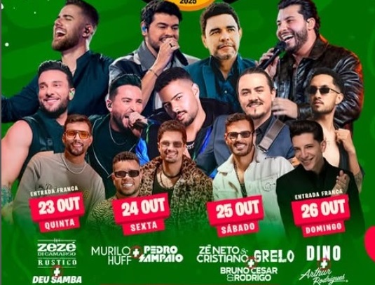 Festival da Batata começa hoje em Ouro Branco