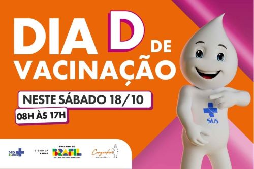 Congonhas realiza neste sábado o Dia D de Multivacinação