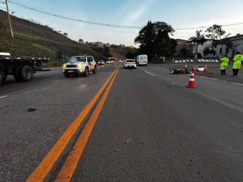 Acidente na BR-040 deixa motociclista morto