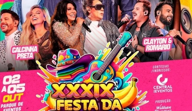 TCE suspende pagamentos de shows da Festa da Banana