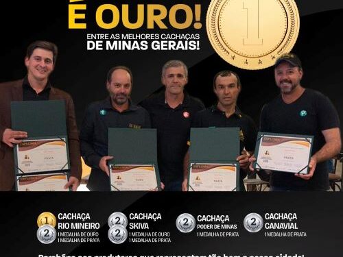 Rio Espera se destaca em premiação estadual de cachaça