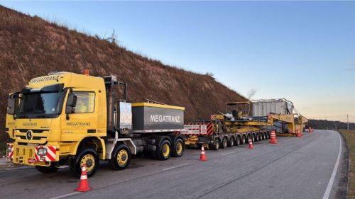 Movimentação de carga gigante será feita à noite na BR-040