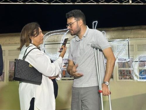 Prefeito revela fratura e prevê 90 dias de recuperação