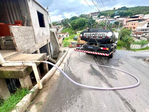 Abastecimento por caminhão-pipa será antecipado em Congonhas