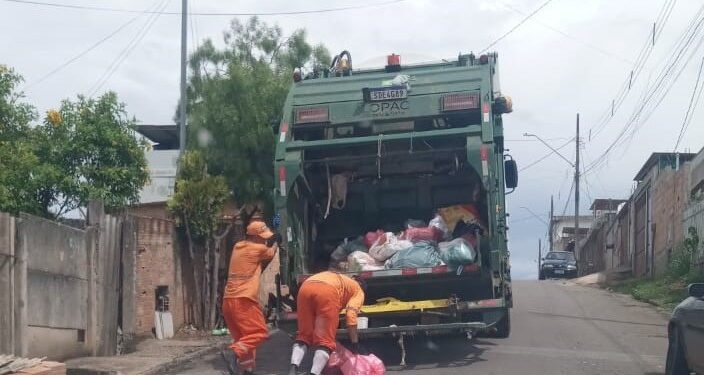 Coleta de lixo é suspensa no Natal e no Ano-Novo