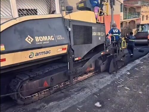 Rua Arthur Bernardes é interditada para obras do Asfalta Lafaiete