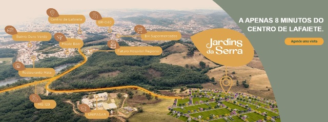 Jardins da Serra – Lançamento do empreendimento acontece no dia 21 em Lafaiete