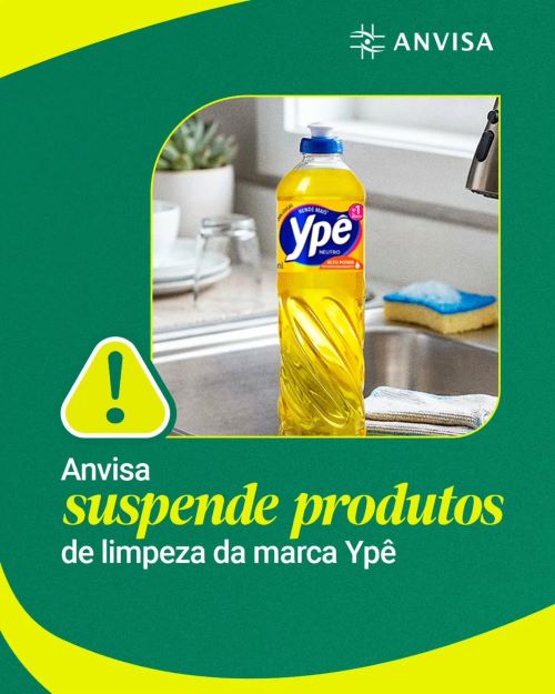 Anvisa manda recolher produtos Ypê por risco sanitário