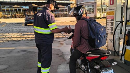 Maio Amarelo leva ações de segurança à BR-040 em Lafaiete