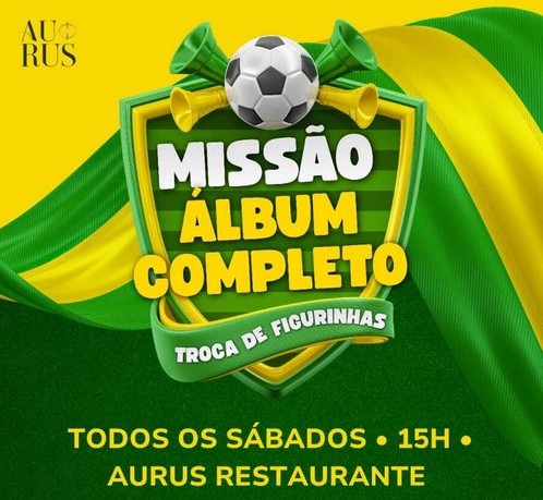 Troca de figurinhas vira febre entre adultos e movimenta sábados no Aurus, em Lafaiete