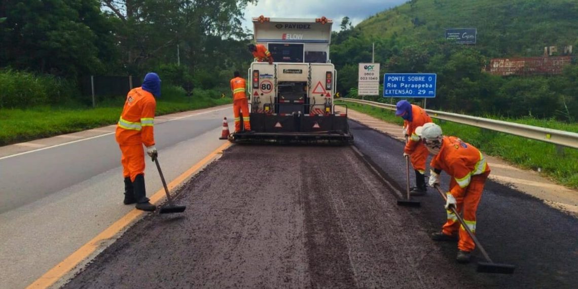 BR-040 terá interdições em Lafaiete durante obras de manutenção
