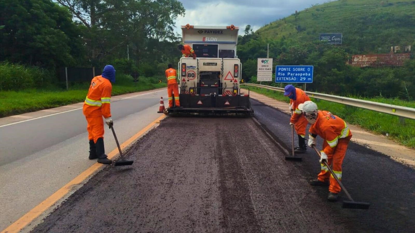 BR-040 terá interdições em Lafaiete durante obras de manutenção
