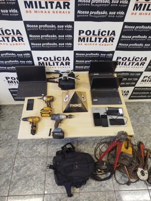 Trio sai de Lafaiete para roubar em Congonhas e acaba preso