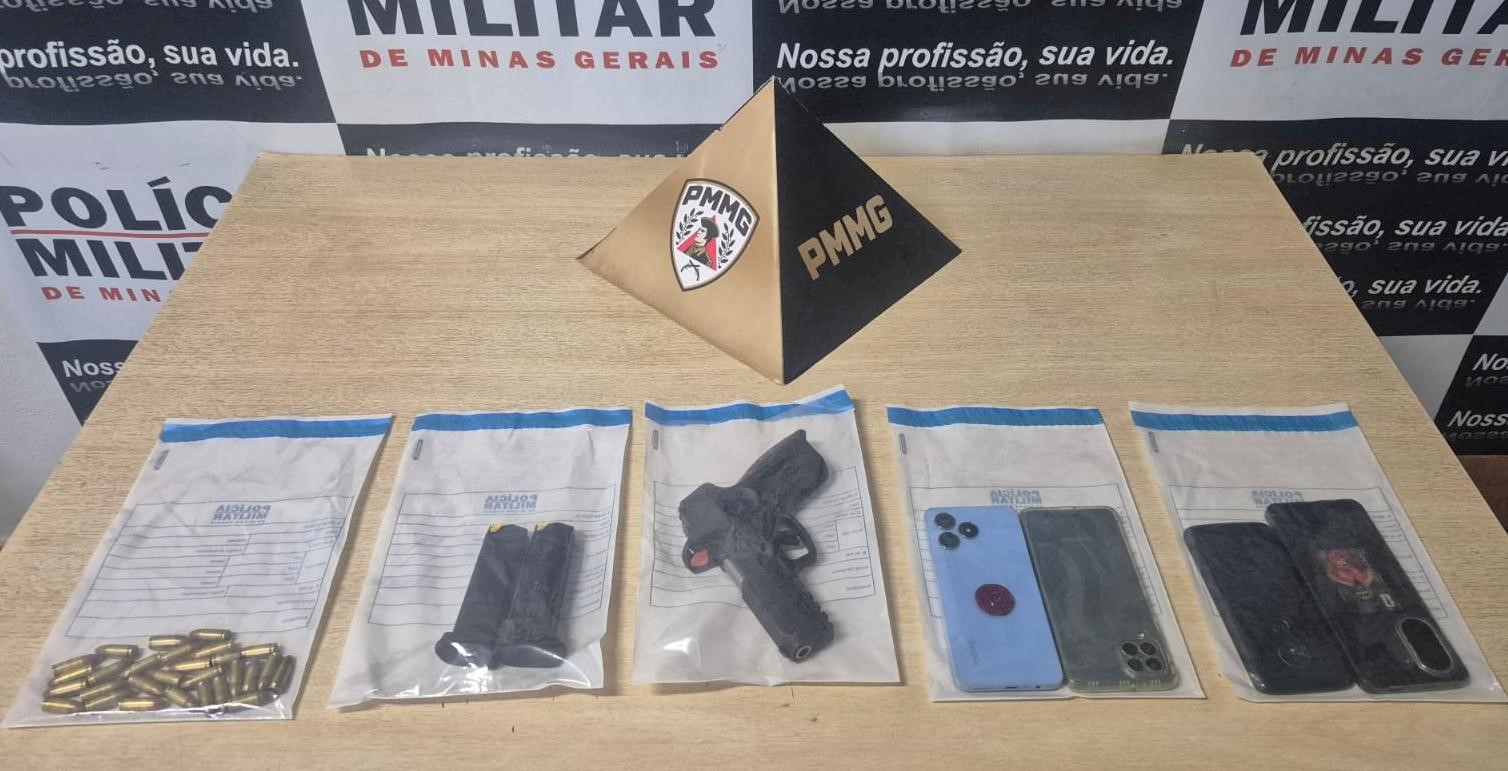 Fuga termina com três presos e arma de uso restrito apreendida