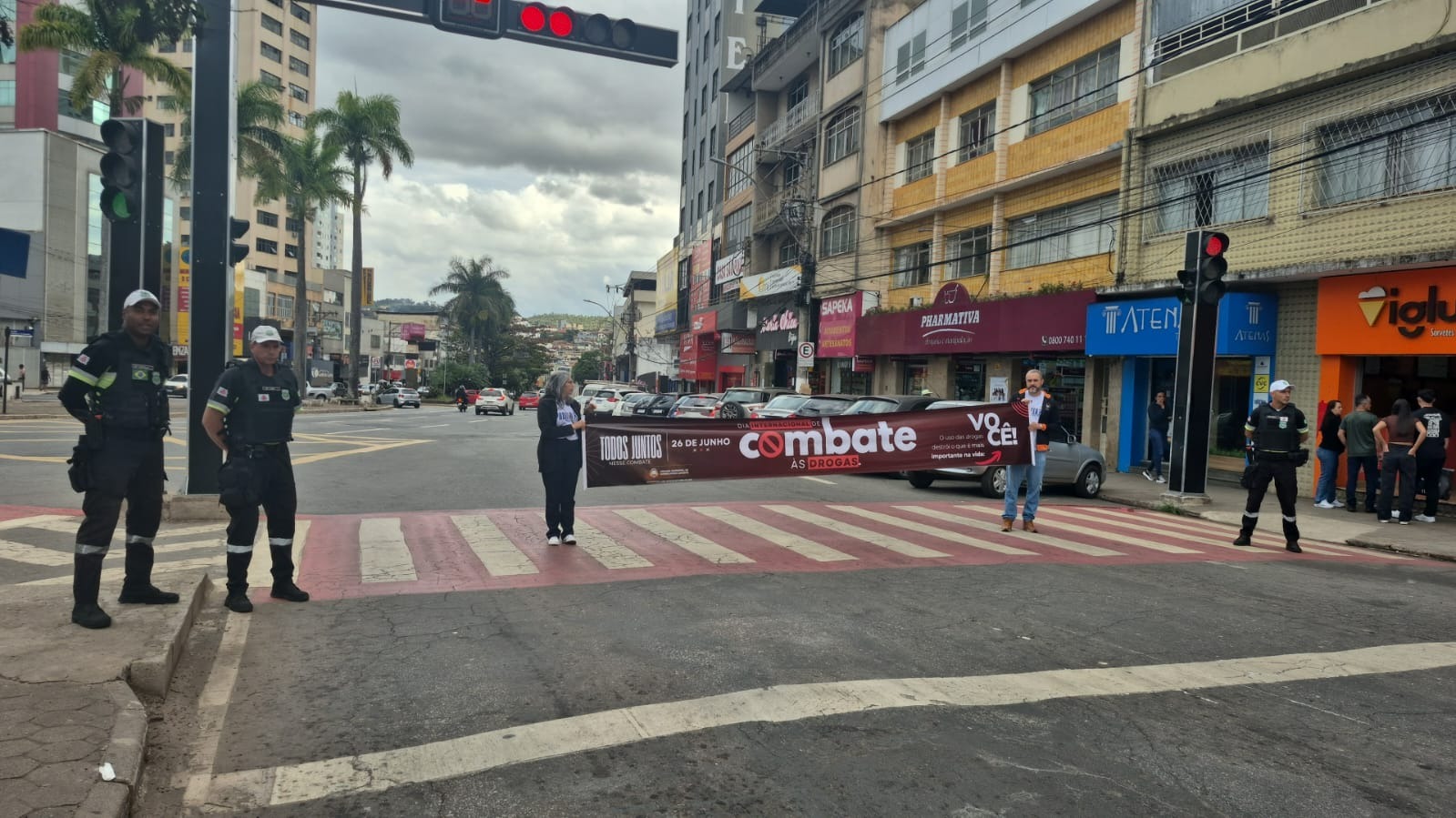  Blitz educativa reforça prevenção às drogas em Lafaiete