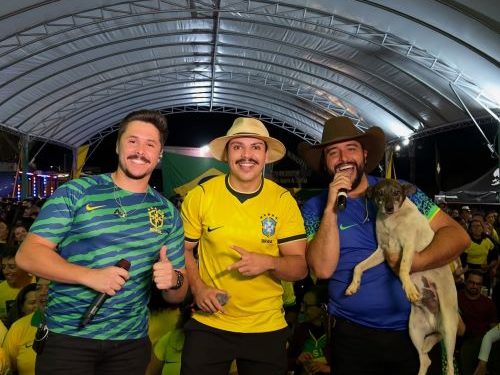 Sexta tem mais Brasil, telão gigante e atrações no Poliesportivo