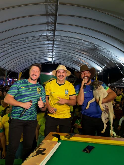 Sexta tem mais Brasil, telão gigante e atrações no Poliesportivo