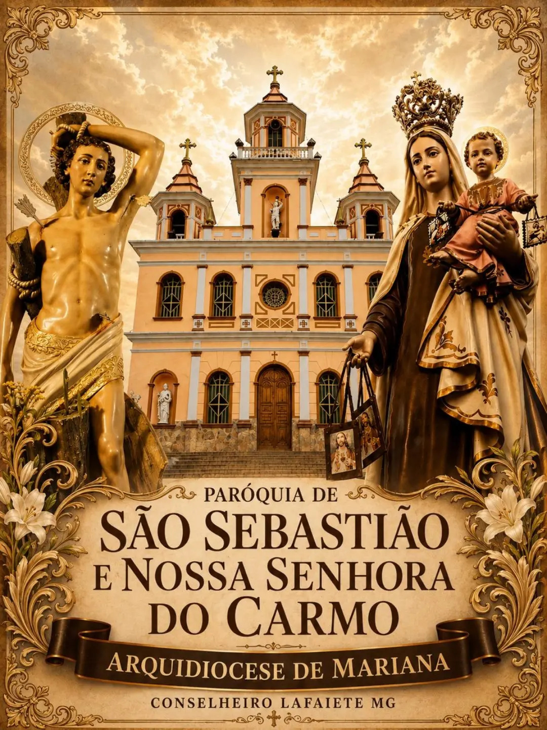 Nossa Senhora do Carmo é declarada co-padroeira em Lafaiete