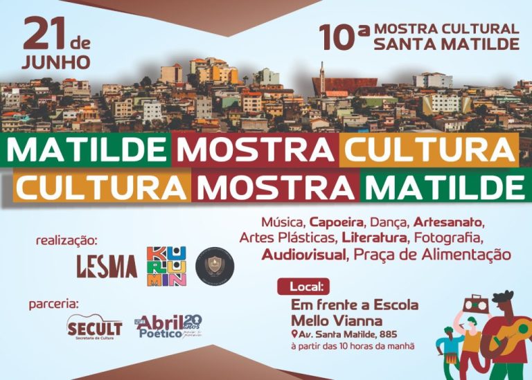 Santa Matilde celebra cultura com a 10ª Mostra Cultural