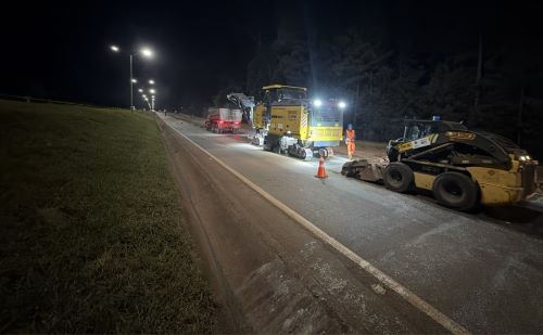Serviços na BR-040 exigem atenção de motoristas na região