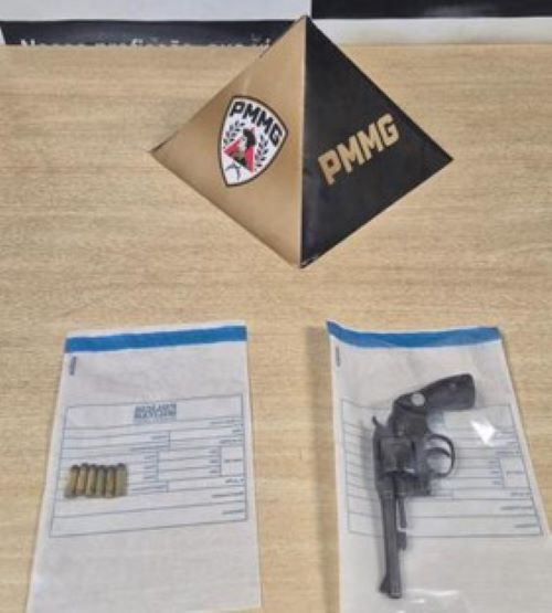 Disparo para intimidar termina com prisão e arma apreendida