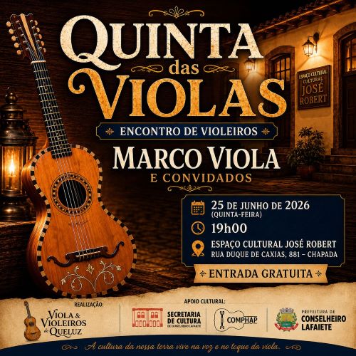 Encontro de Violeiros celebra tradição cultural em Lafaiete
