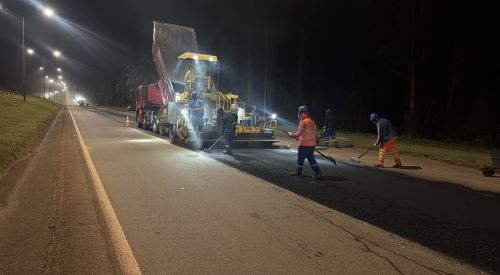 Obras na BR-040 alteram tráfego em Conselheiro Lafaiete