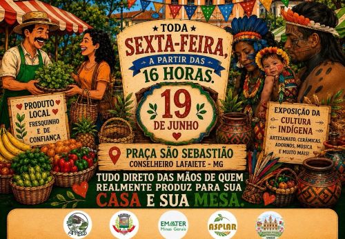 Feira do Produtor terá edição semanal na Praça São Sebastião