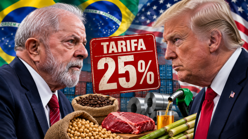 EUA confirmam nova tarifa de 25% contra produtos do Brasil