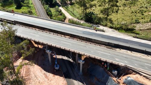 BR-040 terá desvios em Carandaí e Cristiano Otoni por obras