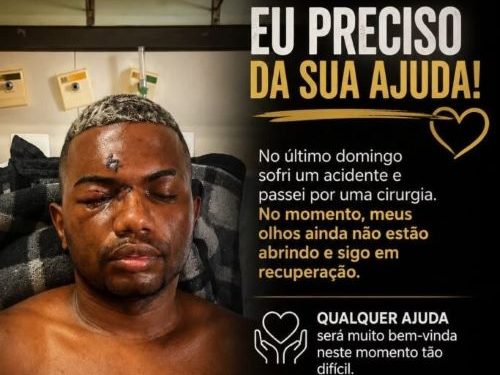 Família faz campanha de arrecadação para morador de Lamim