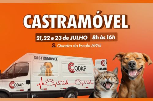 Castramóvel atende na APAE de Congonhas em julho