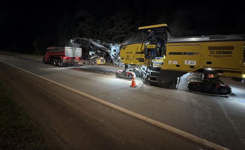 Obras na BR-040 alteram trânsito em Lafaiete e região
