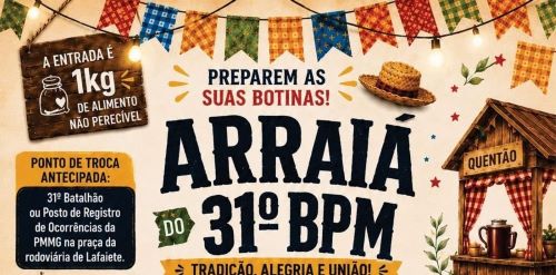 31º BPM promove festa julina com shows e ação solidária