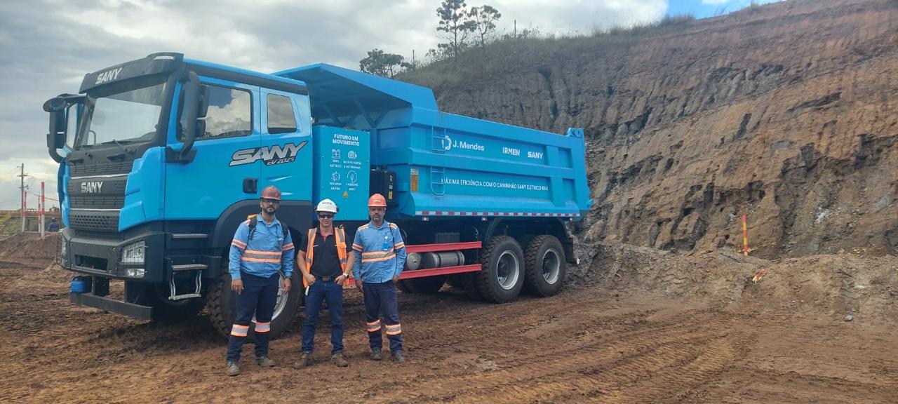 J. Mendes testa caminhão elétrico e reduz consumo em 84%