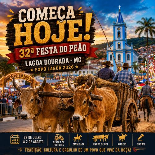 Expo Lagoa 2026 começa e celebra a força da tradição rural