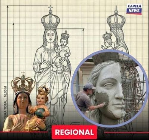 Senhora dos Remédios terá monumento de 16 metros