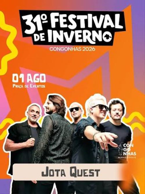 Jota Quest encerra Festival de Inverno de Congonhas