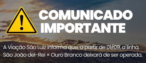 Linha São João del-Rei a Ouro Branco deixa de operar em setembro