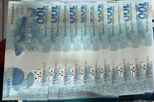 Notas falsas: PF apreende R$ 8 mil e prende suspeito em São João del-Rei
