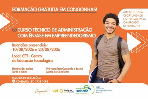 Curso técnico gratuito abre portas para jovens de Congonhas